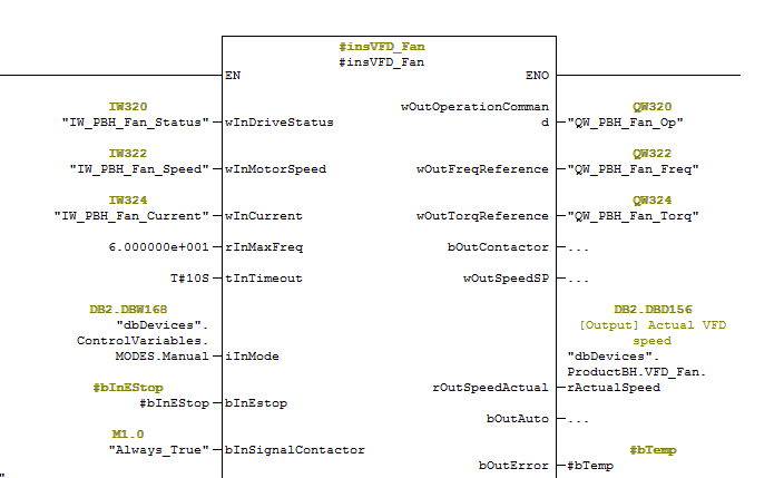 VFD Block Interface